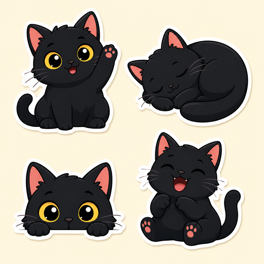 PONSNEKO stickers